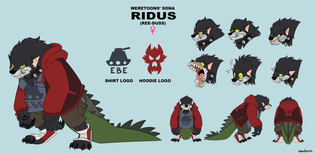 weretoons's tweet photo. Updated ref sheet https://t.co/L1K50IK97Q