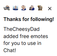 ViewerAttack's tweet photo. @TheCheesyDad Followed ❤️ https://t.co/a4TptGHMAW