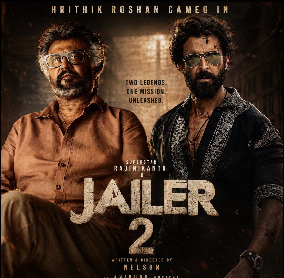 Its_CineHub's tweet photo. HRITHIK ROSHAN CAMEO in Rajini 's #Jailer2 after #SRK rejected it ? 🤔🥶

Nelson could show @iHrithik in COMPLETE MASS AVATAR the way his fans want him to see on SCREEN 🙏🏻 https://t.co/ER1zkWN2cA