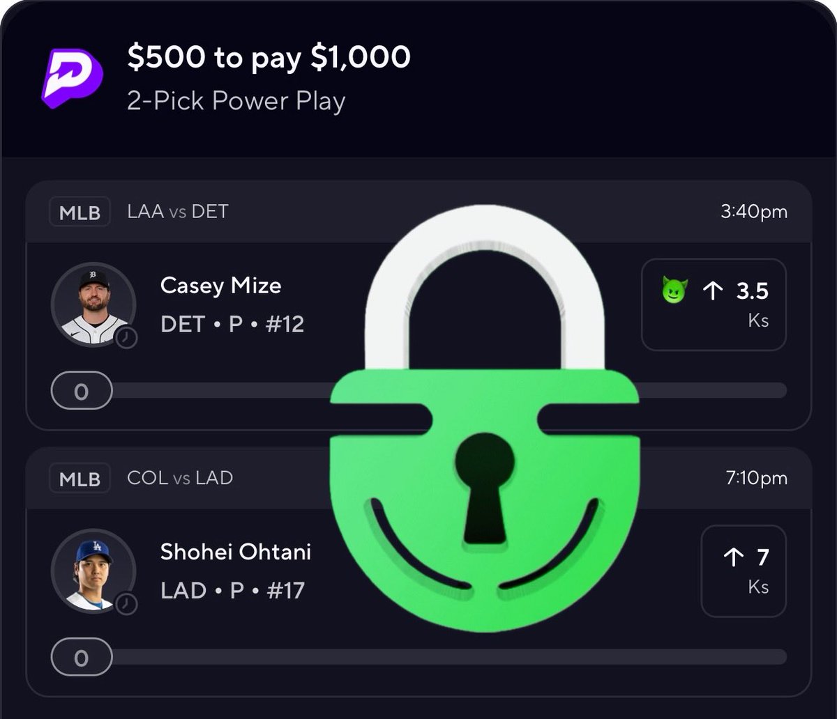 LevsLocks's tweet photo. MLB POTD ⚾️ If my parlay hits, I’ll send $50 via Cash App to one lucky person who likes and retweets this tweet! 🔥 Must like and retweet to enter. Let’s eat! 🍽️

#MLB #PrizePicks #Betting https://t.co/PwbDQqAFWE