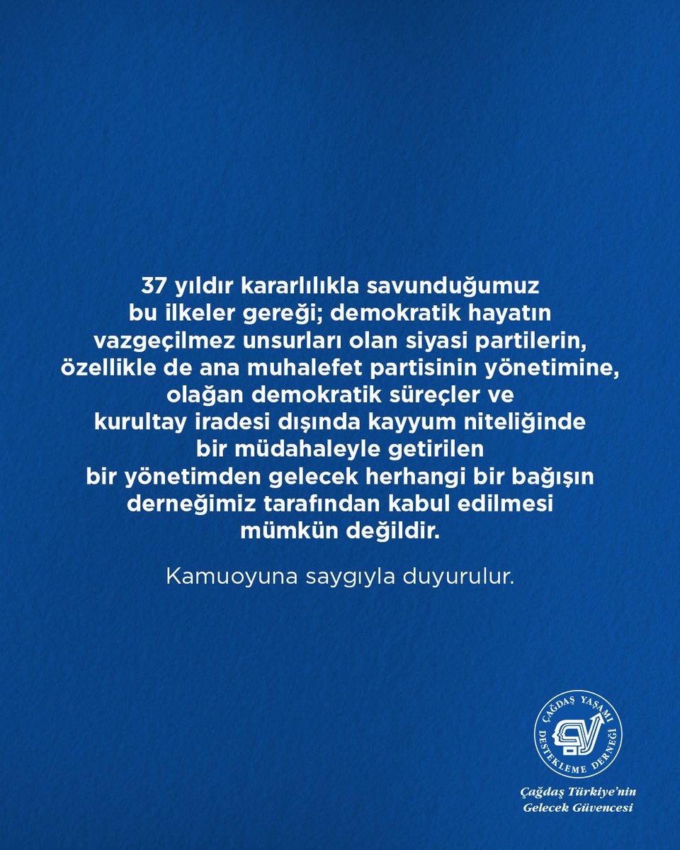 ÇYDD-Çağdaş Yaşam tweet media