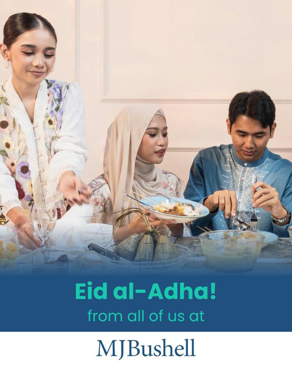 MJBushellAcc's tweet photo. Wishing a very happy Eid al-Adha to everyone celebrating.

May this special time bring reflection and togetherness for you as you mark the occasion with family, friends and your community.

#EidMubarak #Eid2026 https://t.co/ZisSPOSJ9h