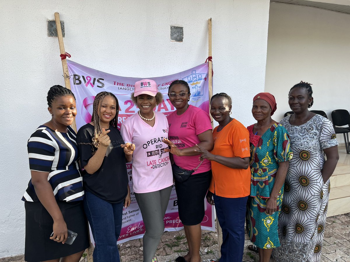 PinkyProf's tweet photo. Happy Children’s day!
What do you know, Pinky Prof was Babysitting for Participants, as they checked in to be screened! 
We screened 167 Clergy wives  over the past  2 Mondays, on the instance of the magnanimity of our Lord Bishop of Enugu Diocese, Professor Samuel Ikeh!! https://t.co/kXx0LZFPHk