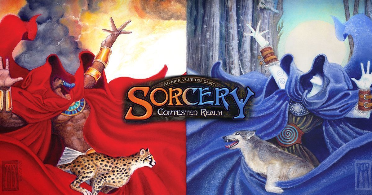 SorceryTCG's tweet photo. Patience versus fury. Ice versus fire.

The Frost Mage and the Lavamancer are coming to the Contested Realm, bringing two full ready-to-play constructed decks built to battle across the kitchen table or compete in tournament play, right out of the box.

Experience Frost Mage versus Lavamancer at Avatar of the Realm and worldwide November 14.

Find out more: https://t.co/jF1xXSzPVB

#SorceryTCG #FMvL #ContestedRealm #AvatarOfTheRealm
