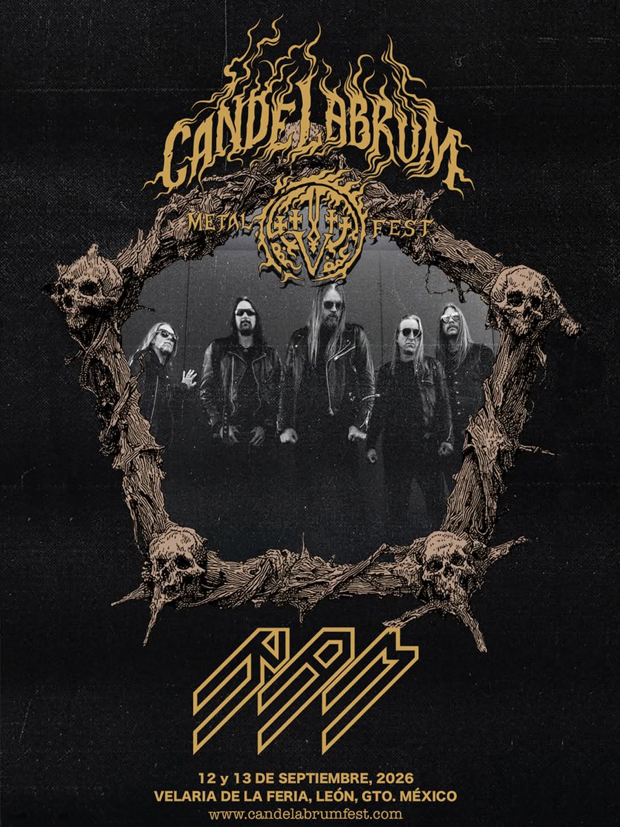 hmbpress's tweet photo. El festival mexicano, @candelabrummetalfest, ha relevado las alineaciones/presentaciones por día de manera oficial. Dentro de este, han elaborado un pequeño cambio: 

Desde Gotemburgo, llega el quintento RAM como sustitución de Cloven Hoof, quienes no podrán viajar a México. https://t.co/EBkEjpiqLr