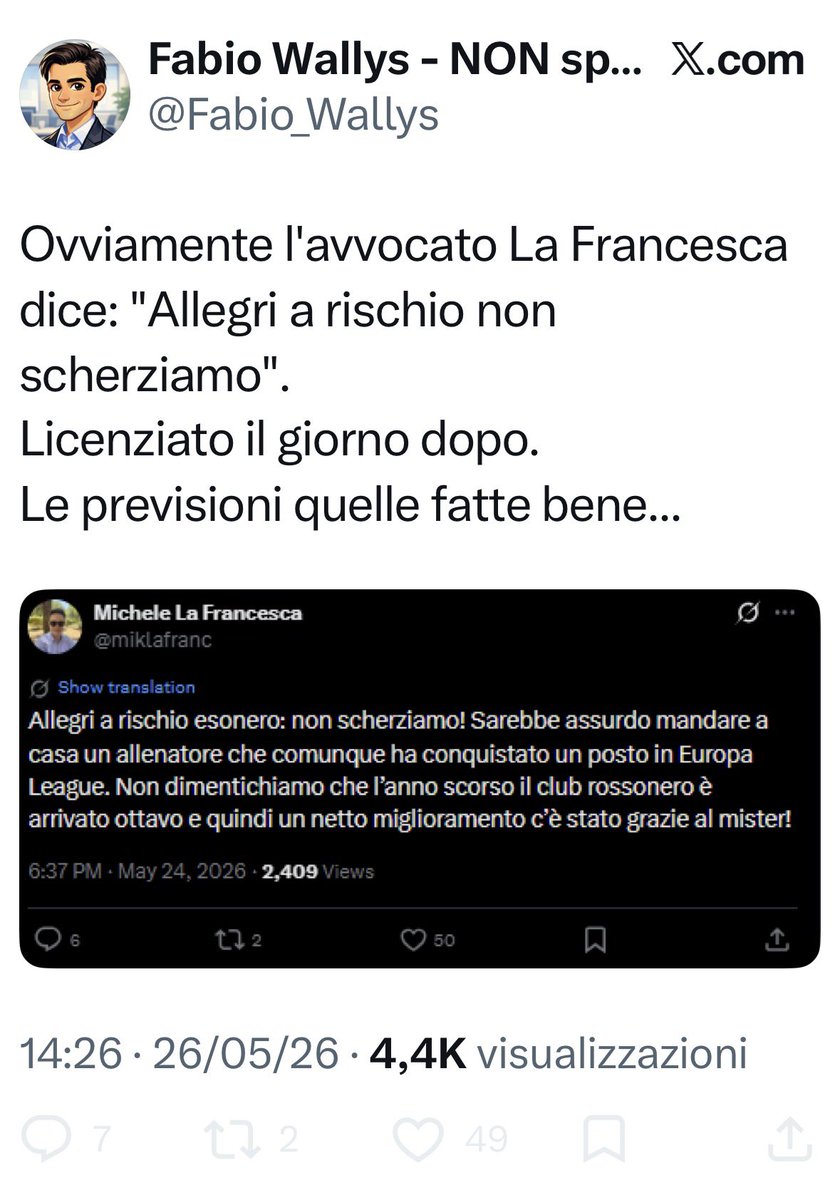 Michele La Francesca tweet media