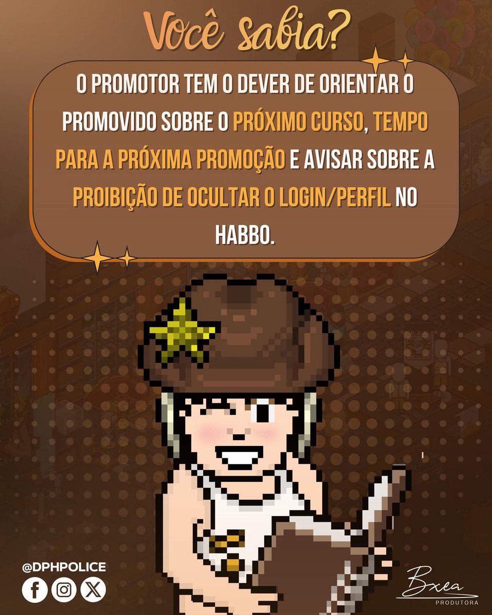 dphpolice's tweet photo. Todos bem informados! 😌

∫ Acompanhe as redes sociais da Polícia DPH: https://t.co/pHJioILqSB
ㅤ
Conteúdo, Qualidade e Criatividade! | Produtores ®

#DPH #habbo https://t.co/4O0aPiKzgO