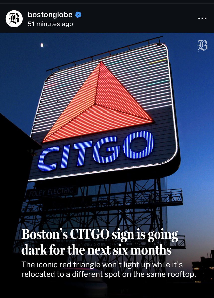 LiamFennessy_'s tweet photo. Even the Citgo sign is giving up on the ‘26 season https://t.co/wv0AZCbPaw