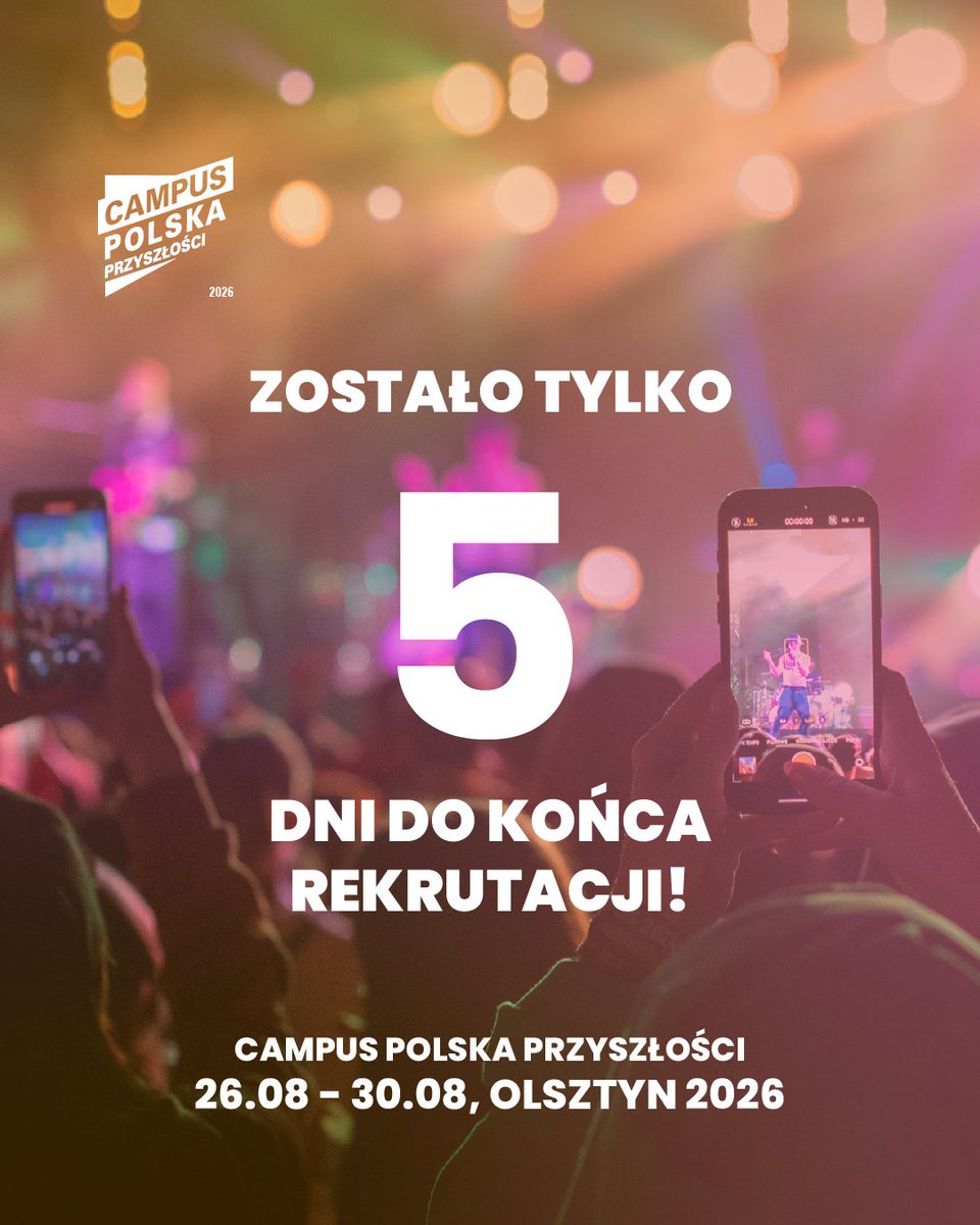 Campus_Polska's tweet photo. Zegar tyka, a miejsca uciekają! ⏱️

⌛️Zaczynamy wielkie odliczanie.

Link do rekrutacji: https://t.co/N15b2apeyu https://t.co/aEL8Xzm1Yr