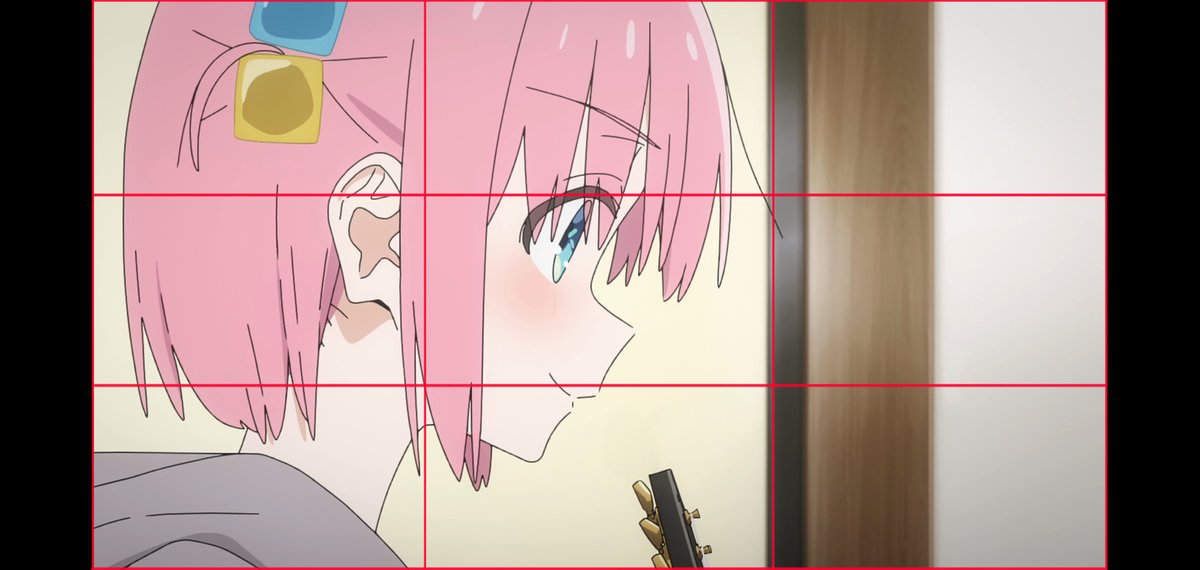 cat_thankyou's tweet photo. ちなみにアニメだからって目と口の価値が逆転するなんてことはなくて、むしろアニメのほうが目をフレームの中心に寄せたほうが印象良いことが多いと思いますよ。 https://t.co/hydcFGrNUI