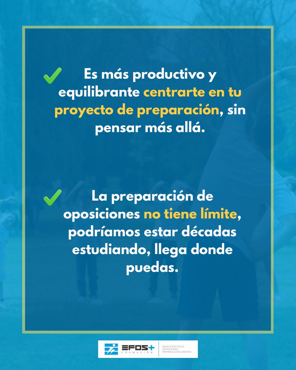 EFOSMASFORMAC's tweet photo. Hay algo que frena a muchos opositores, y no es el temario.

Es la comparación constante.

Mirar al de al lado, pensar que va más avanzado, que estudia mejor, que lo tiene todo más claro.

Y sin darte cuenta, entras en un bucle que solo desgasta y te aleja de lo importante. https://t.co/8pBlx8Tj0N