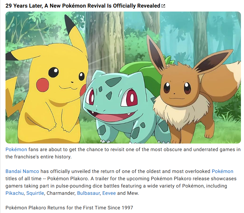 pokemon_plakoro's tweet photo. Pokémon fans are about to get the chance to revisit one of the most obscure and underrated games in the franchise's entire history.

https://t.co/9iUao60J0o https://t.co/4r4FanfBf1