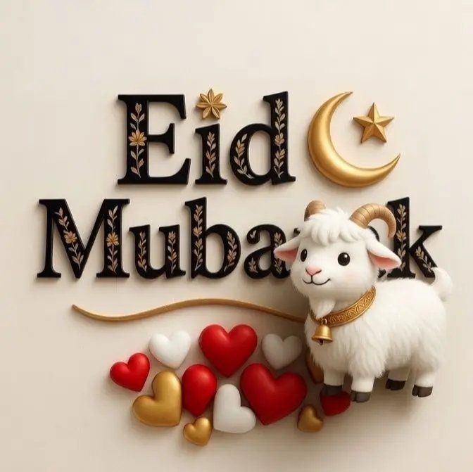 NaKaM_DIL's tweet photo. السلام علیکم ورحمتہ اللہ وبرکاتہ 
 آپ کو  میری طرف سے عید الحضیٰ  مبارک ہو
اللّٰہ  سے دعا ہے کہ آپ کی تمام عبادات�� دعائیں قبول فرمائے یہ عید آپ کی زندگی میں لازوال خوشیاں، امن، سکون، صحت اور برکتیں لے کر آئے (آمین
#عيد_الاضحى_المبارك https://t.co/o9l6UmbTJO