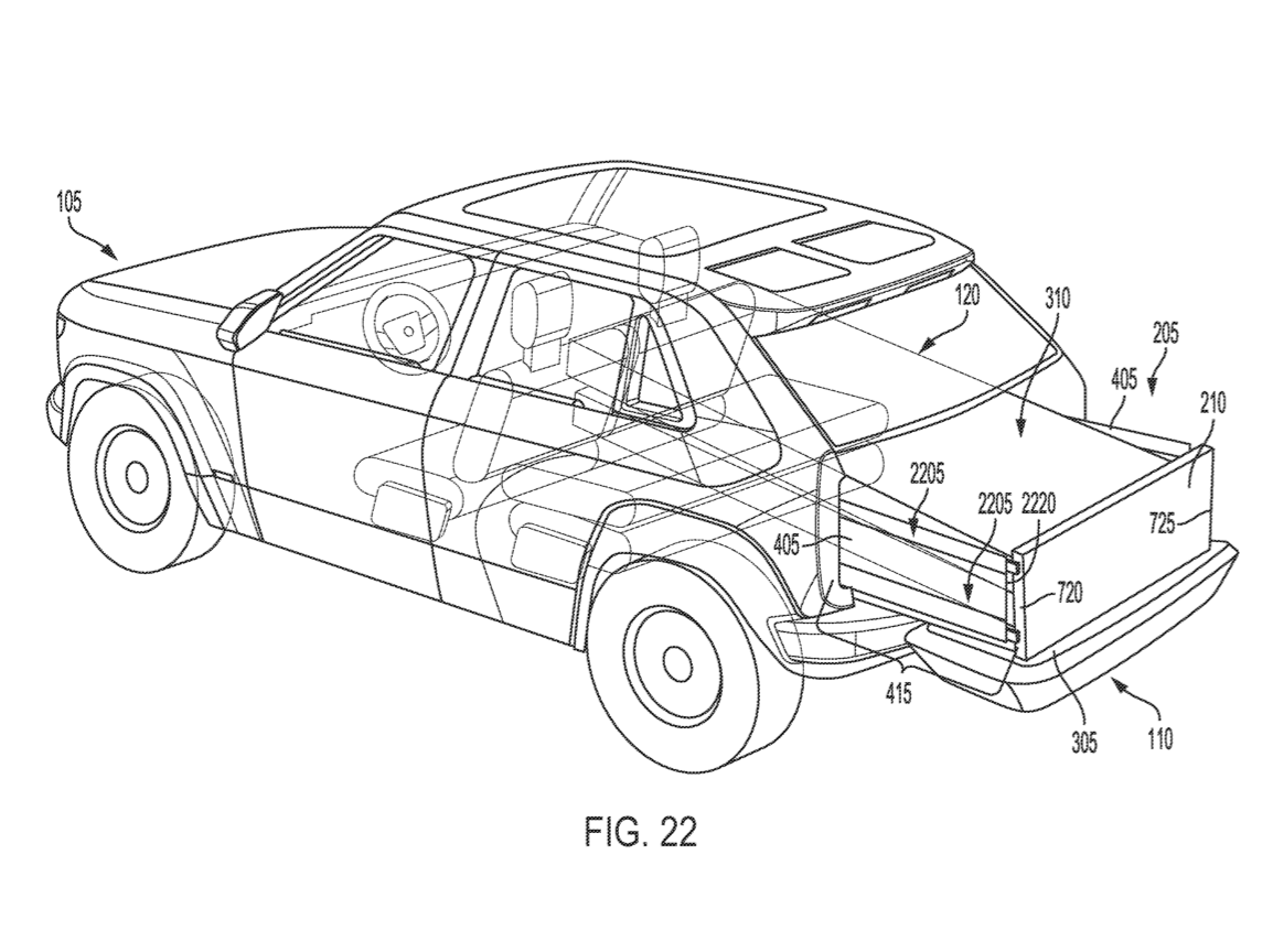 Hilbe's tweet photo. I'm thinking it'll take a sheet of drywall - look at this illustration.  Who needs an R1T when R3 can do it? https://t.co/Gm7LqnmoTR