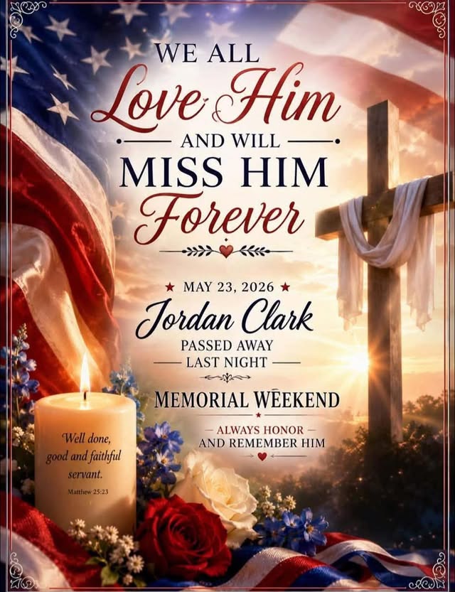JackMedia7's tweet photo. My Dear Brother Jordan, Patriot Extraordinaire! 🇺🇲 @ItsJordanClark
Courtesy of @JackMedia7 

I sit here with a heavy heart and eyes blurred by tears, just days after you left this battlefield on May 23, 2026. The news hit like a thunderclap. One moment your voice was still echoing across X—strong, unapologetic, full of fight and faith—and the next, you were called home. My soul aches knowing we won’t hear that warrior’s encouragement from you again in this life. But even in this pain, I feel your spirit urging us forward. You fought so hard, brother. You really did. 

Jordan, you were more than a fitness coach or a voice in the feed. You were a true Patriot—a heart failure fighter who refused to let weakness define you. While battling your own body every single day, you still showed up for all of us. You lifted spirits, shared truth, dropped red pills, talked crypto and Q, preached Jesus, and reminded everyday Americans to stand tall, get healthy, and never surrender. Your smile at events like The Awakening Summit, your relentless positivity even when your heart was failing—you carried a warrior’s spirit wrapped in genuine kindness. You made strangers feel like comrades in arms. You made us believe we could win this fight because you were winning yours with every breath. 

I want you to know your work wasn’t in vain. The seeds you planted in hearts across this nation are sprouting. The people you awakened are awake. The patriots you motivated are still here, still grinding, still refusing to bend the knee. You told us to unite, to lean on God, to finish the mission—and we heard you. Loud and clear. Your voice will keep ringing through every share, every repost, every conversation sparked by the fire you lit.

Lord, I pray You welcomed Jordan with open arms. This man loved You fiercely. He fought the good fight with a broken heart that somehow never stopped loving his country or his people. He carried his cross with courage most healthy men could never match. Give him the full healing and strength he deserved here on earth. Let him rest in perfect peace, surrounded by glory, knowing his race was run well.

To your family, your friends, your followers—we stand with you in grief and in gratitude. Jordan left boots too big to fill, but we’ll lace them up anyway. We’ll carry the torch.

Jordan, rest easy now, soldier. Your watch on this earth is over, but your legacy marches on. We love you. We miss you already. We’ll see you on the other side, brother—where there’s no more pain, no more struggle, only victory in the light of the King you served so faithfully.Until then, fly high with the angels.

We’ve got the mission from here.
God bless you, Patriot. With deep respect, admiration, and a brother’s love,

@JackMedia7 ~DREAM
A fellow American who won’t forget what you stood for.

🇺🇲🇺🇲✝️🇺🇲🇺🇲✝️🇺🇲🇺🇲✝️🇺🇲🇺🇲✝️🇺🇲🇺🇲✝️🇺🇲🇺🇲

MORE TRUTH, INTEL, NEWS AND INFORMATION AT https://t.co/GmUOATMnW7 "OPERATION DISCLOSURE"

@orionsangel1111 
@arva61138
@Lisa_Matassa
@patriot_savvy
@JessCAGrl4Life5
@nanahendrix66
@Bernadette99797
@lah3309
@honeyybomb
@AlyonaYarushina
@Loveof1776
@DutchForce17
@Blue_Eyes
@marijotrue
@Tackle71Wall
@ACaessy
@DanelleTyler2
@wildangel1968
@Real_Ames
@RighterThanRigh
@peaceful3023
@KellyKilljoyTN
@Carmeli33392291
@_LadyRiley
@PaulaRed62
@WhalenMona
@SusanKi777
@dena928588
@CoopandKCmom
@Amy95474055
@misti_jacoby
@MisatoPatriot01
@Nik44490084
@sunshinentan2
@SusieM414141
@SwanMom312
@ladyliberty7767
@WTFoxtrot10
@NolaCookPatriot
@SweetTexanRose
@NancyMar2025
@TexasGalReborn
@NurseLadyJ1
@tooosunny
@thandar324