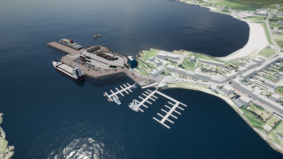 SCAPEScotland's tweet photo. A first for SCAPE Scotland’s utilities framework 🚢 The £87m Port Ellen Ferry Terminal redevelopment on Islay, delivered with McLaughlin &amp; Harvey and CMAL, will modernise infrastructure, improve ferry operations and support sustainable travel. 

 https://t.co/T4DfLPqrQm https://t.co/r9uioCQyU5