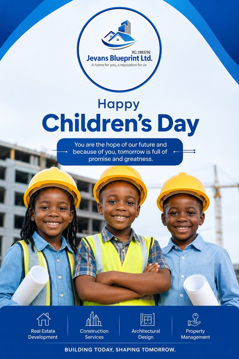 JevansBlueprint's tweet photo. Happy Children's Day https://t.co/qt1YXP36LC