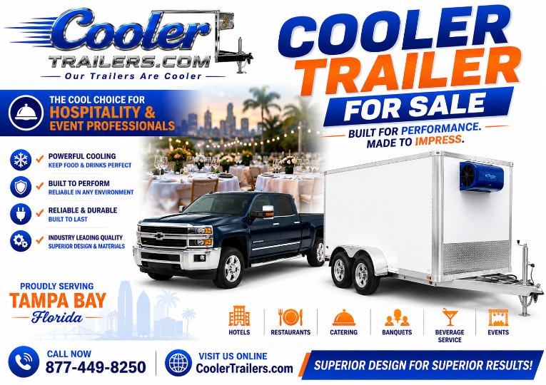 CoolerTrailers's tweet photo. Tampa caterers: Need cooler trailers for sale?
Multi-unit = simultaneous neighborhoods. Seminole Heights + Water Street + Hyde Park concurrent service, lower total cost than single truck.
Growth strategy.
Blueprint: https://t.co/yiSi5C97po
#Tampa https://t.co/gMUmATLVeL
