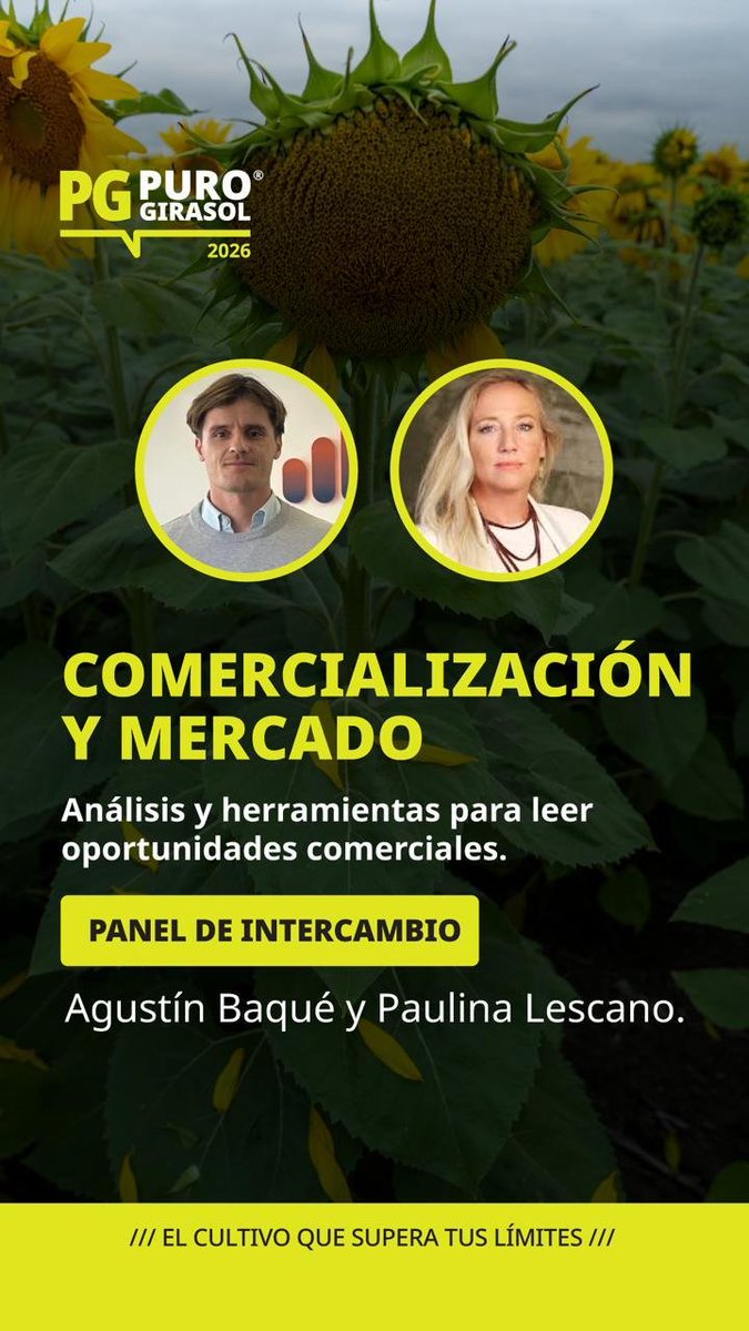 baqueagustin's tweet photo. Muy contento de ser parte de este congreso de girasol, a realizarse en Trenque Lauquen el día 11 de junio!.

Muchas gracias @advantaseedsarg  y resto de los sponsors por invitarme a ser parte en el panel de comercialización junto a @paulina_lescano !.

Nos vemos ahi! https://t.co/bz3J52wB46