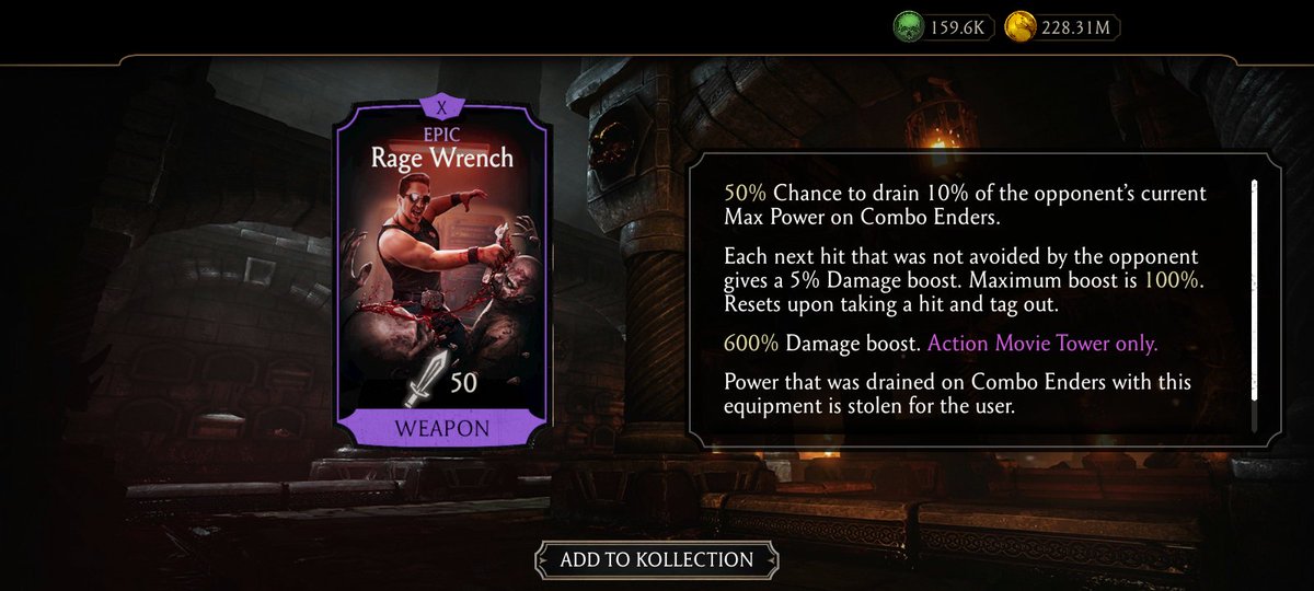 koldscorpion's tweet photo. My recent #Krypt runs in #MKMobile have been super stingy in regards to obtaining solid rewards, but I'm glad the current one hasn't been badly off as it comes to an end.
Maxing out Two Epics from random drops is a huge W for me! ๐ฃ๐ฏ
Anyway, let's go! ๐ https://t.co/G2wy7KMOHS