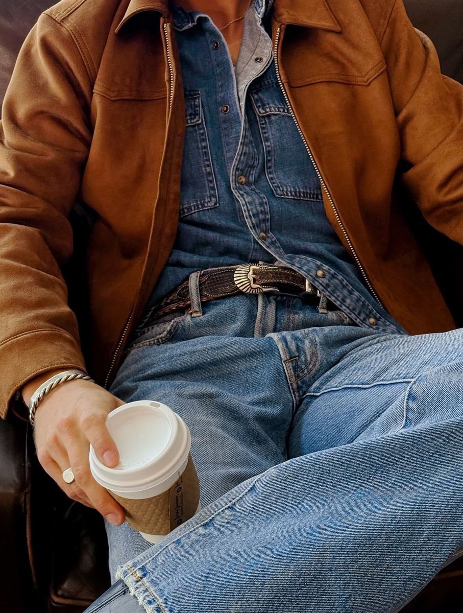 rachcorrine's tweet photo. Out west // cowboy inspired. Love a little rugged gentleman. Boots. Denim. Suede. Leather. https://t.co/ynHiDuWjwL