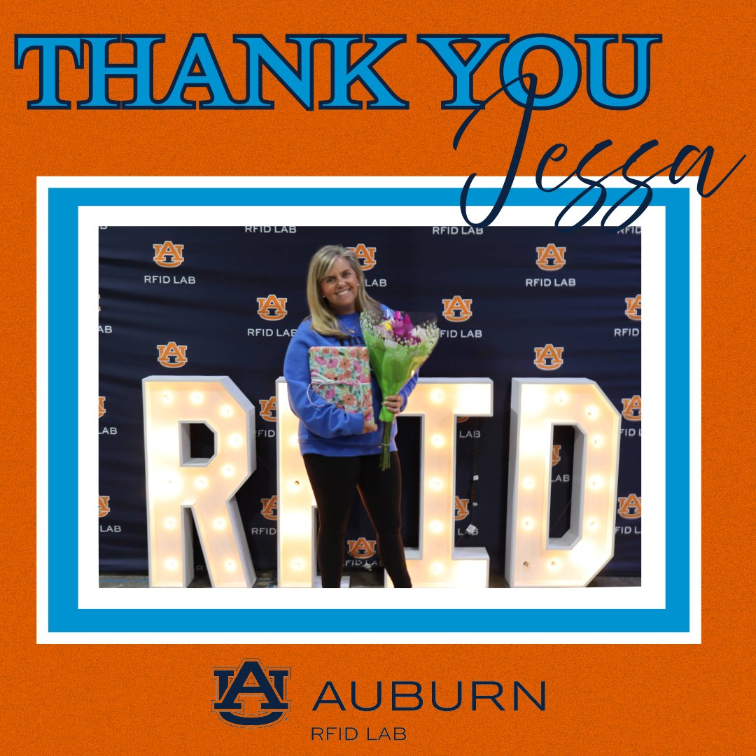 RFIDlab's tweet photo. Thank you, Jessa, for everything you’ve brought to the RFID Lab. We are going to miss your constant encouragement in the lab every day, wishing you all the best in your new adventures! https://t.co/bOQRbwZWqI