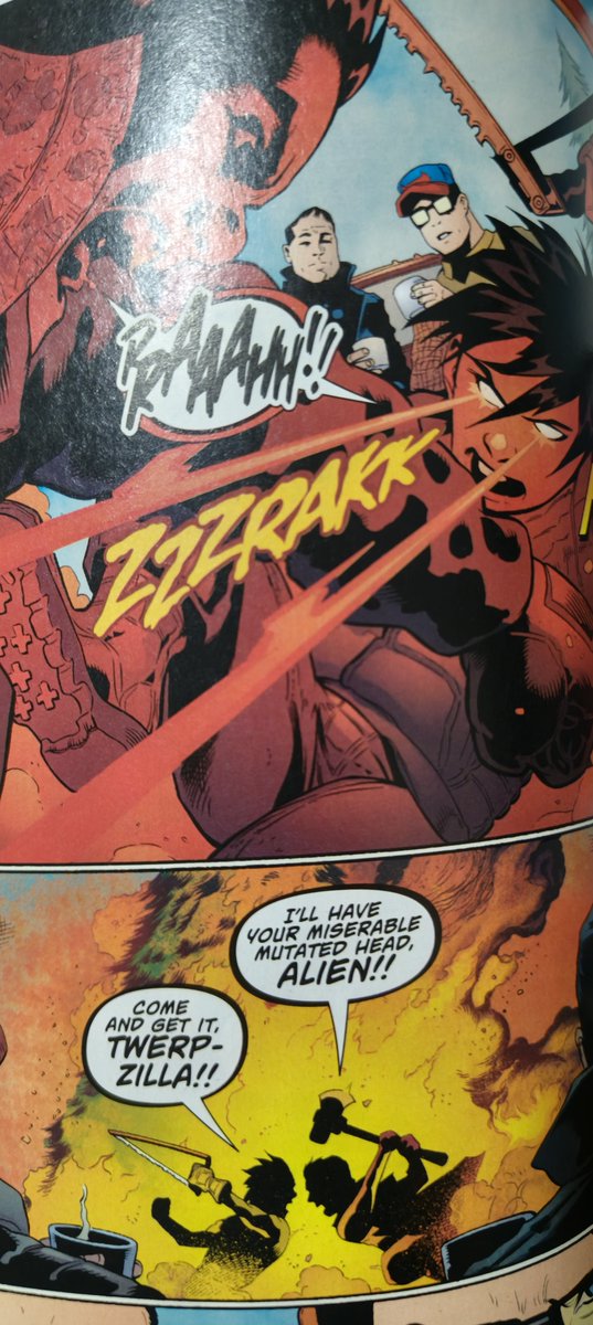 SpaceBubble1's tweet photo. @aghostreally It's not surprising how roughly they fight. It's my favorite dynamic of theirs. Always knew these guys were two sides of an extreme. It's either "kill each other for a corn chip or defend the other against the world fuck all" and no in between.

XD

#supersons https://t.co/sfYnUh691e
