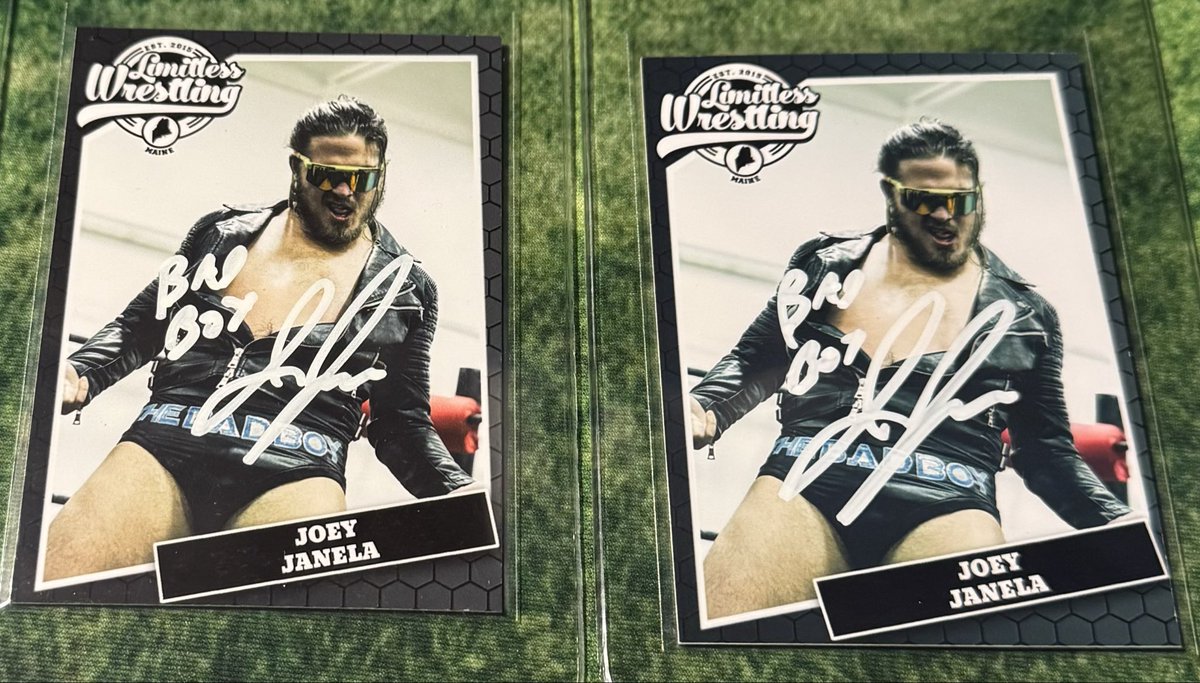 CardboardPicker's tweet photo. 2018 Limitless Joey Janela Inscribed “Bad Boy” Rookies
#wrestlingcardwednesday https://t.co/3lqRn49lC0