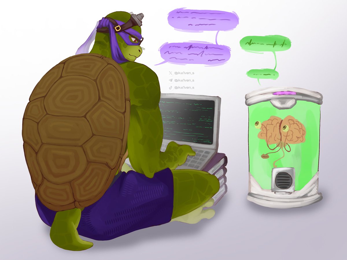 Ka1ven_s's tweet photo. #TMNT #Splinter #Leonardo #Michelangelo #Raphael #Donatello #art https://t.co/vQjpubc93F