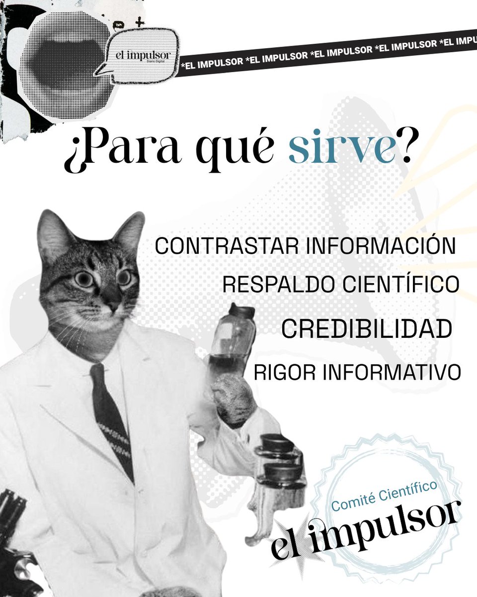 elimpulsor__'s tweet photo. En tiempos de desinformación, el rigor importa.

Presentamos el Comité Científico de El Impulsor: docentes que avalarán nuestras investigaciones con criterio, respaldo y credibilidad.

Porque divulgar también es una responsabilidad. 🧠✨

#ElImpulsor #Ciencia #Periodismo https://t.co/8ggdyNO8XQ
