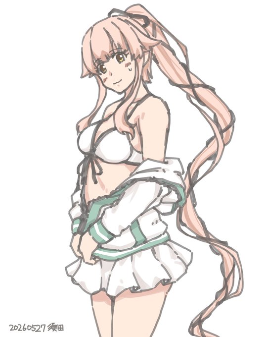 #艦これ版深夜の真剣お絵描き60分一本勝負
#艦これ版真剣お絵描き60分一本勝負_20260527
由良～ 