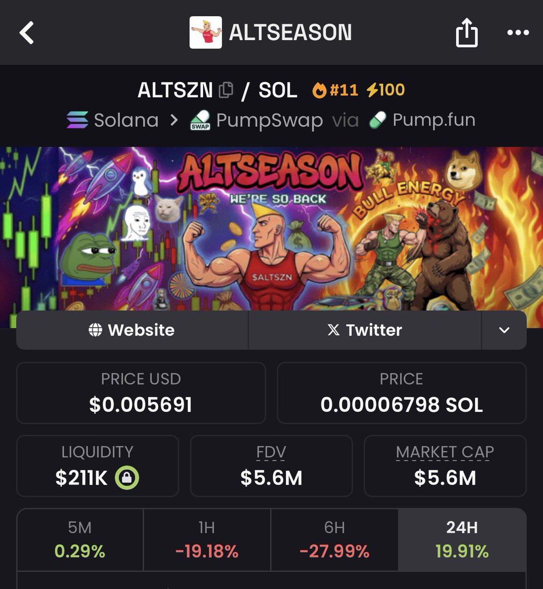 Mamac1ta_1's tweet photo. Smart money is accumulating on this dip, while you keep selling your bags to them on discount.

Buy the fear, sell the greed!

I have accumulated more at this level. Another leg up soon 🚀🚀

$ALTSZN @ALTSZN_Solana https://t.co/a4KU2lXLGx