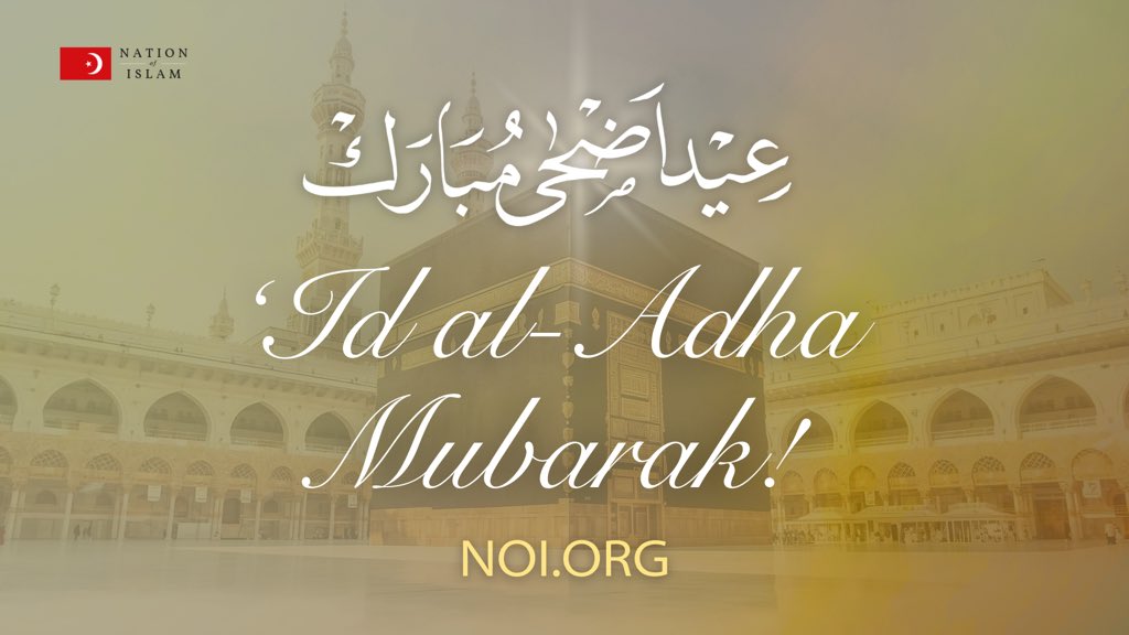 ImamSultanM's tweet photo. 'Id Mubarak! 

On this day, we commemorate the willingness of Ibrahim (Abraham) to sacrifice his son, Ishmael, and the immense faith and sacrifice of Ishmael's mother, Hagar, in placing absolute trust in Allah (God). Today, let us strive to place our full faith and trust in Allah and increase our taqwa (our regard) for Allah, Most High.

#EidAlAdha #Hajj #Sacrifice #NewIslam