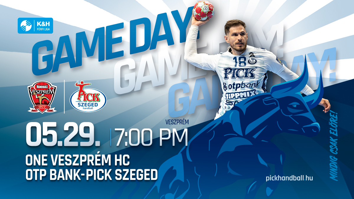 pickhandball's tweet photo. 🔷 Game Day! 🔷
🏆 K&amp;H league
⚔️ @veszprem_hc 
📍 Veszprém
🕔 7:00pm
📺 M4 Sport

#kékek #HandballFamily #otpbankpickszeged #pickszeged #handball https://t.co/wHsP2ER6Xm
