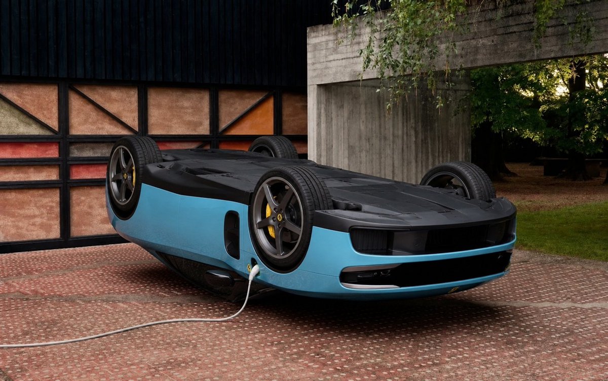 bartmiko's tweet photo. Got some assumptions about how the new EV Ferrari luce might be charged...

#Apple #ev #ferrari #ferrariluce https://t.co/HhsVTyCLwk