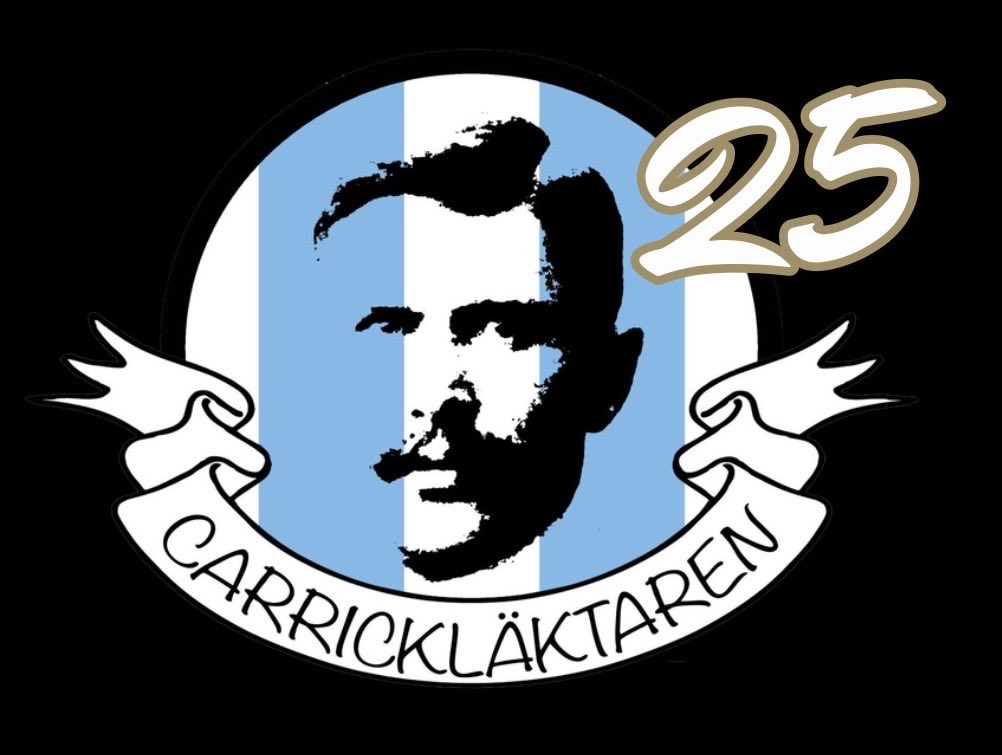Carricklaktaren's tweet photo. Carrickläktaren firar 25 år med en fest på Templet vid Muréngatan. Varmt välkomna! 

Mer info: https://t.co/FLqiqYXQns https://t.co/li8tlw48Iu