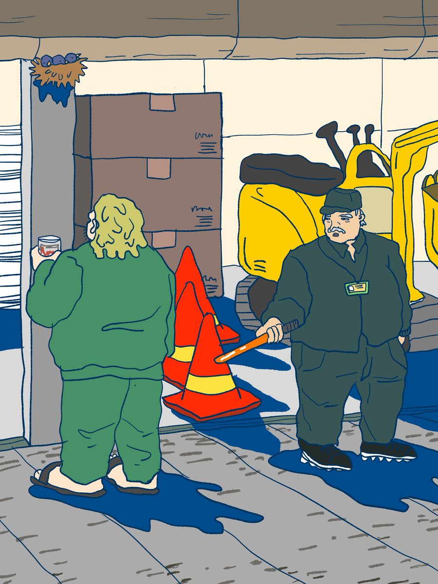 MP6o3's tweet photo. Suspicious security guard

#illustration https://t.co/Ehs1UosdZn