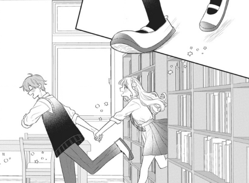 rxxluvz's tweet photo. for those who love a popular girl x ordinary boy, "haru wa kumo no ue" is a new shoujo that has that trope!!

a romcom centered around souta, a boy who quietly blends into the background and his crush, karen a famous influencer with over 100k followers on social media https://t.co/YU3JVzGa9F