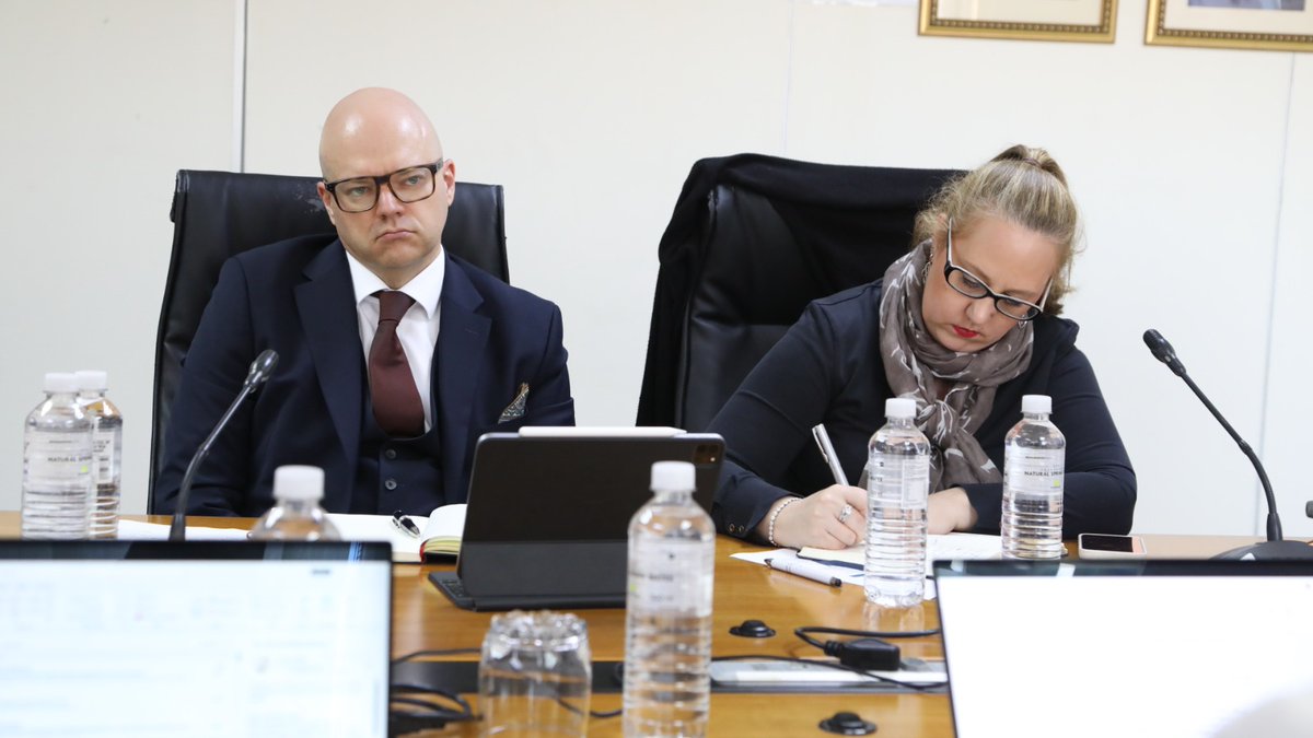 PSC_ZA's tweet photo. Happening now: PSC led by Commissioner Magerule Sekonya alongside Commissioners Yasmin Bacus and Errol Magerman in an engagement with the UNODC in signing of a Memorandum of Understanding. Ms Irene Mathenjwa, the Acting DG and senior managers were also present. https://t.co/yWLaZKFT4p