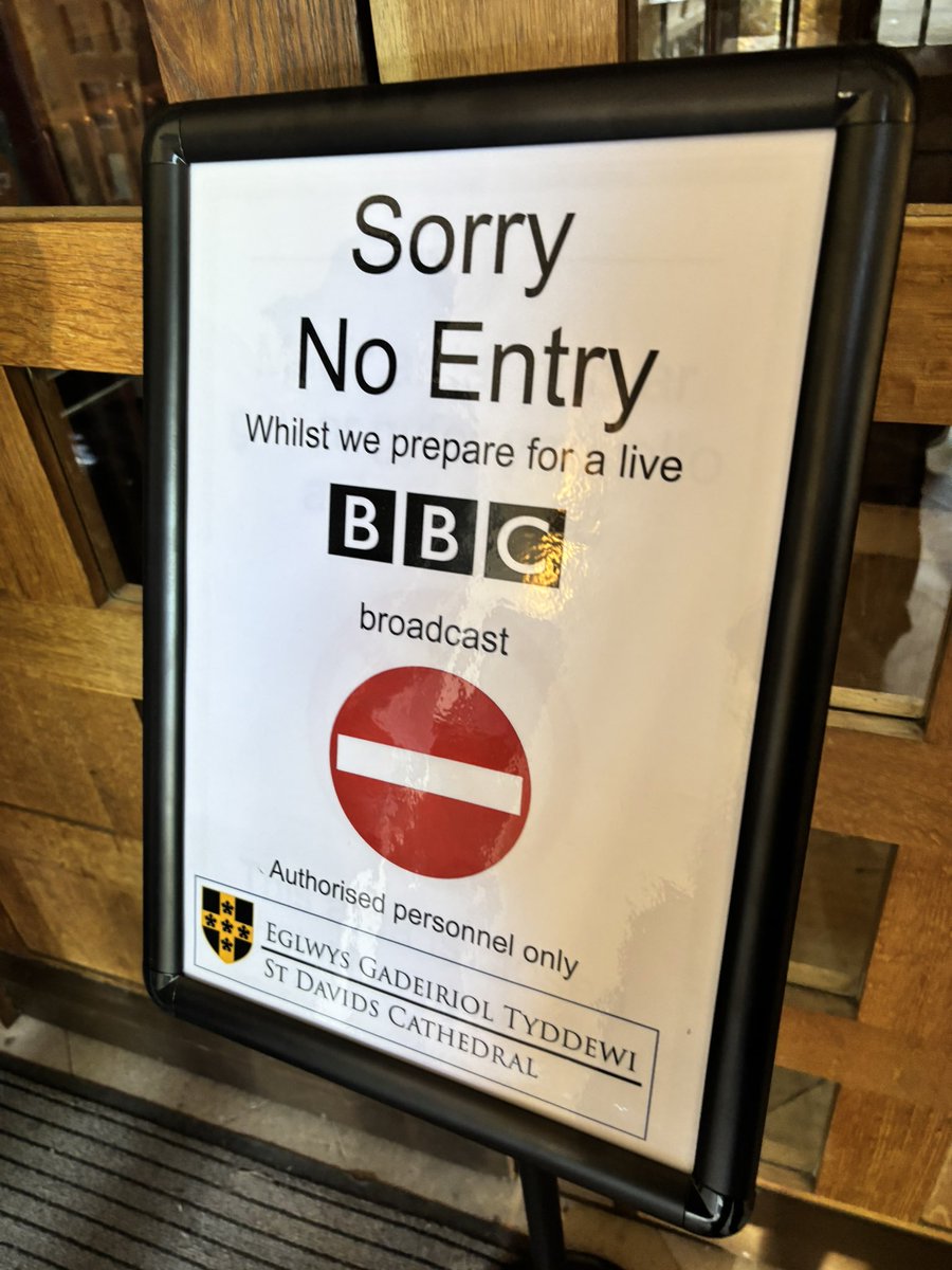 StDavidsCath's tweet photo. Escape the thunderstorm and join us for @BBCRadio3 live choral evensong at 3pm today - if you would like to come in person, please be seated by 2.45pm https://t.co/yKhXbusRzL