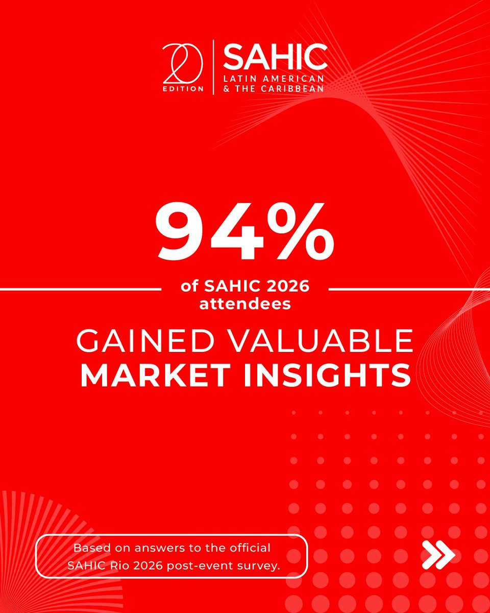 SAHIC's tweet photo. The value of SAHIC is reflected in the experience of those who are part of it.

These results reflect what SAHIC is all about:
bringing together the right people, meaningful conversations and real business opportunities for the hospitality and tourism investment industry https://t.co/1xqrCB3xUr