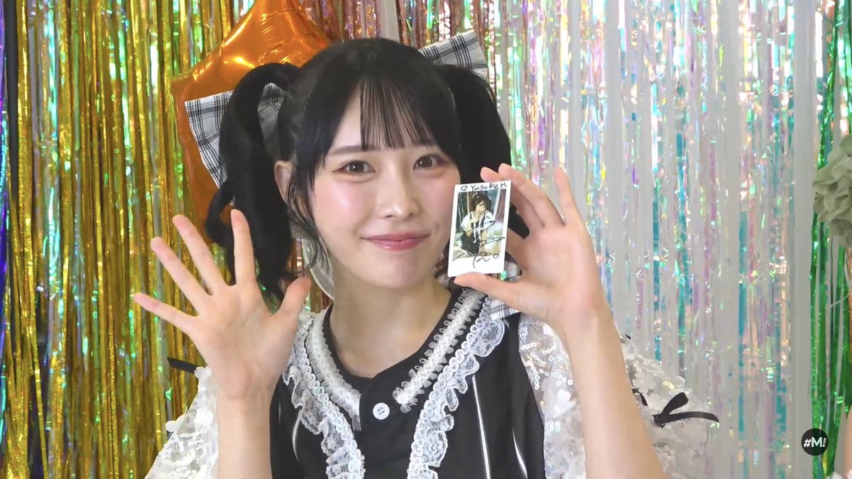 Mooove!3周年記念 オンラインチェキサイン会 かわいい‼︎💛 #七海りお