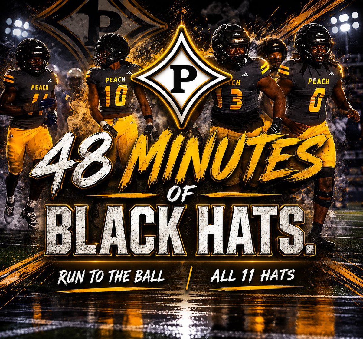 peach_football1's tweet photo. Counting down the days until we are back!

#BlackHats https://t.co/4UcEnKvxzG