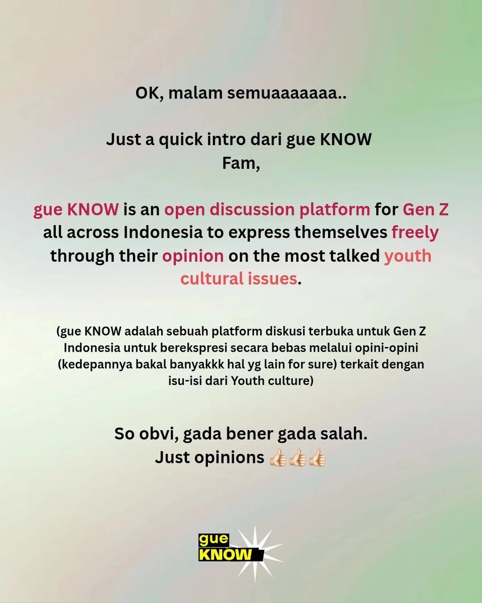 gue KNOW tweet media