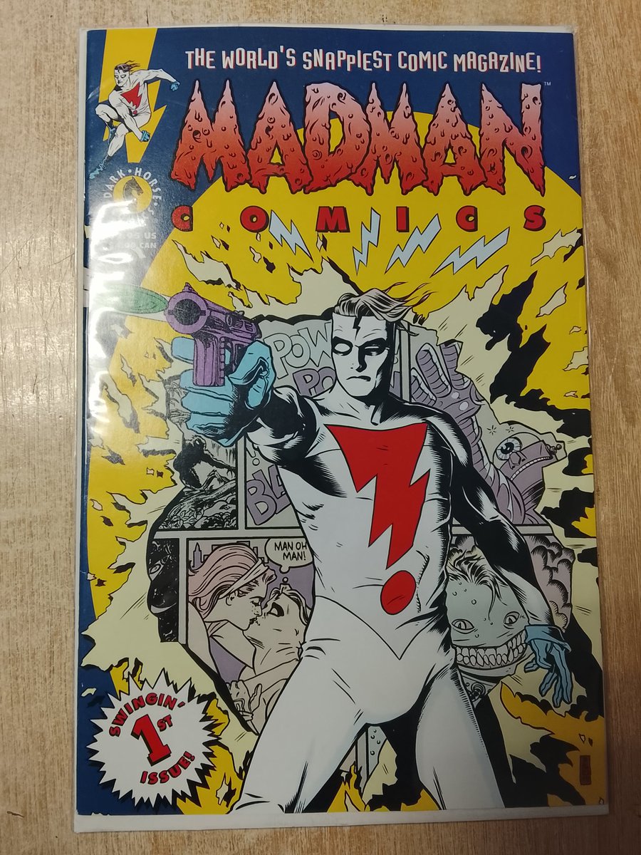 HBanerer3520's tweet photo. ⚡That comic book cost me $29 because I live in the country where there is no Ebay but I'm still happy to get him

@DarkHorseComics 
@AllredMD 
#MADMANiverse 
#Madman 
#Comics https://t.co/DaiM6zVM7i