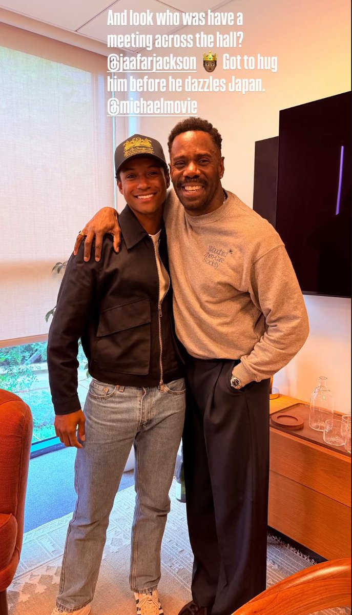JaafarJNews's tweet photo. Colman Domingo with Jaafar ❤️ 

Colman posted on his story https://t.co/0BRjrJubPo