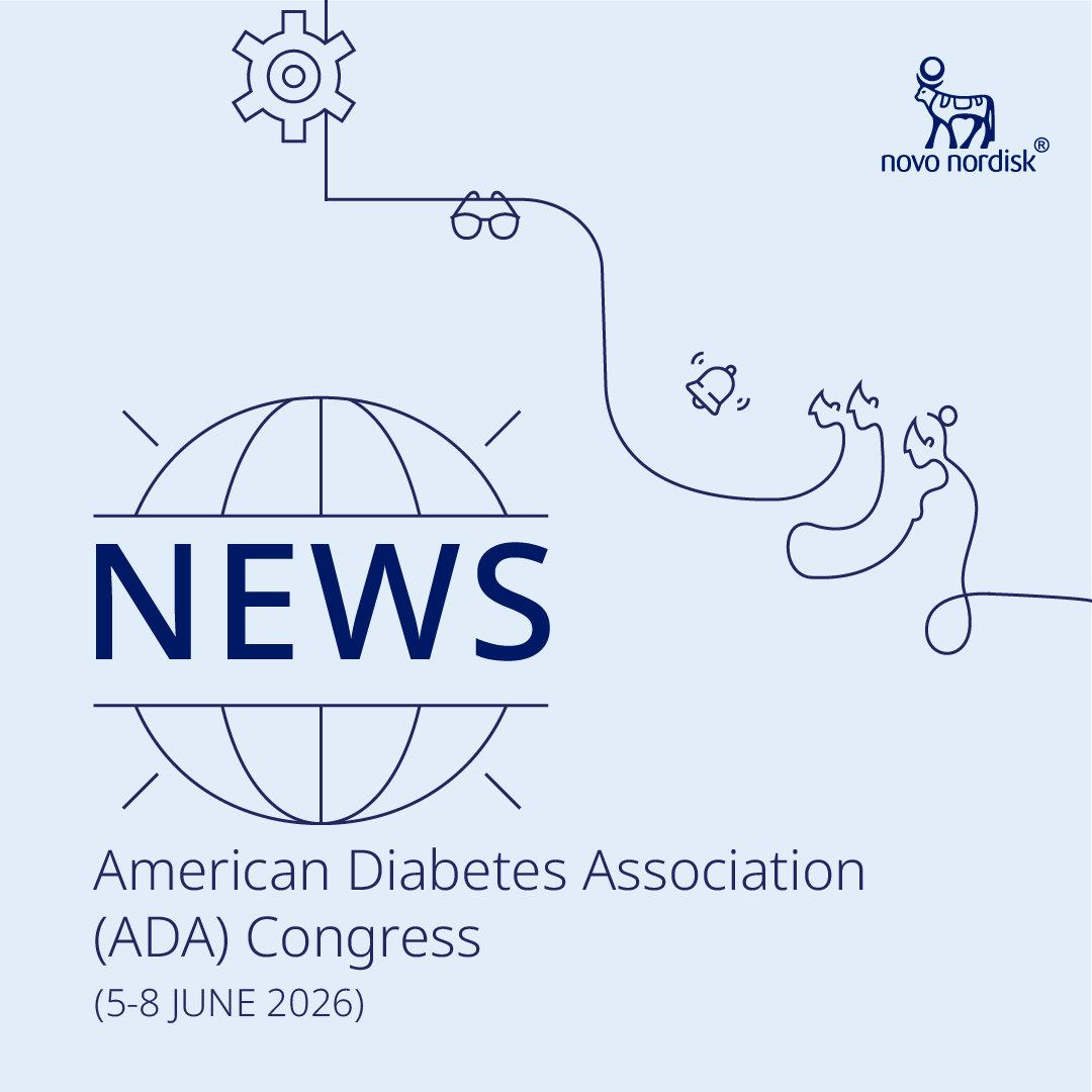 novonordisk's tweet photo. #PRESS: New data from our cardiometabolic portfolio and pipeline will be showcased at the upcoming 2026 Scientific Sessions of the American Diabetes Association® (ADA), taking place in New Orleans.

From amylin-based pipeline candidates to continued expansion of our portfolio, we are building on the established and unique profile of semaglutide.

Learn more in the press release here: https://t.co/KkpwZn94py