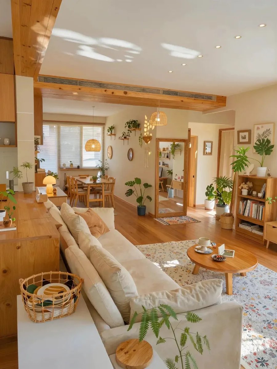 aurearch's tweet photo. A room filled with warm, natural wood creates a gentle and comforting atmosphere https://t.co/m7b2E7MAD4