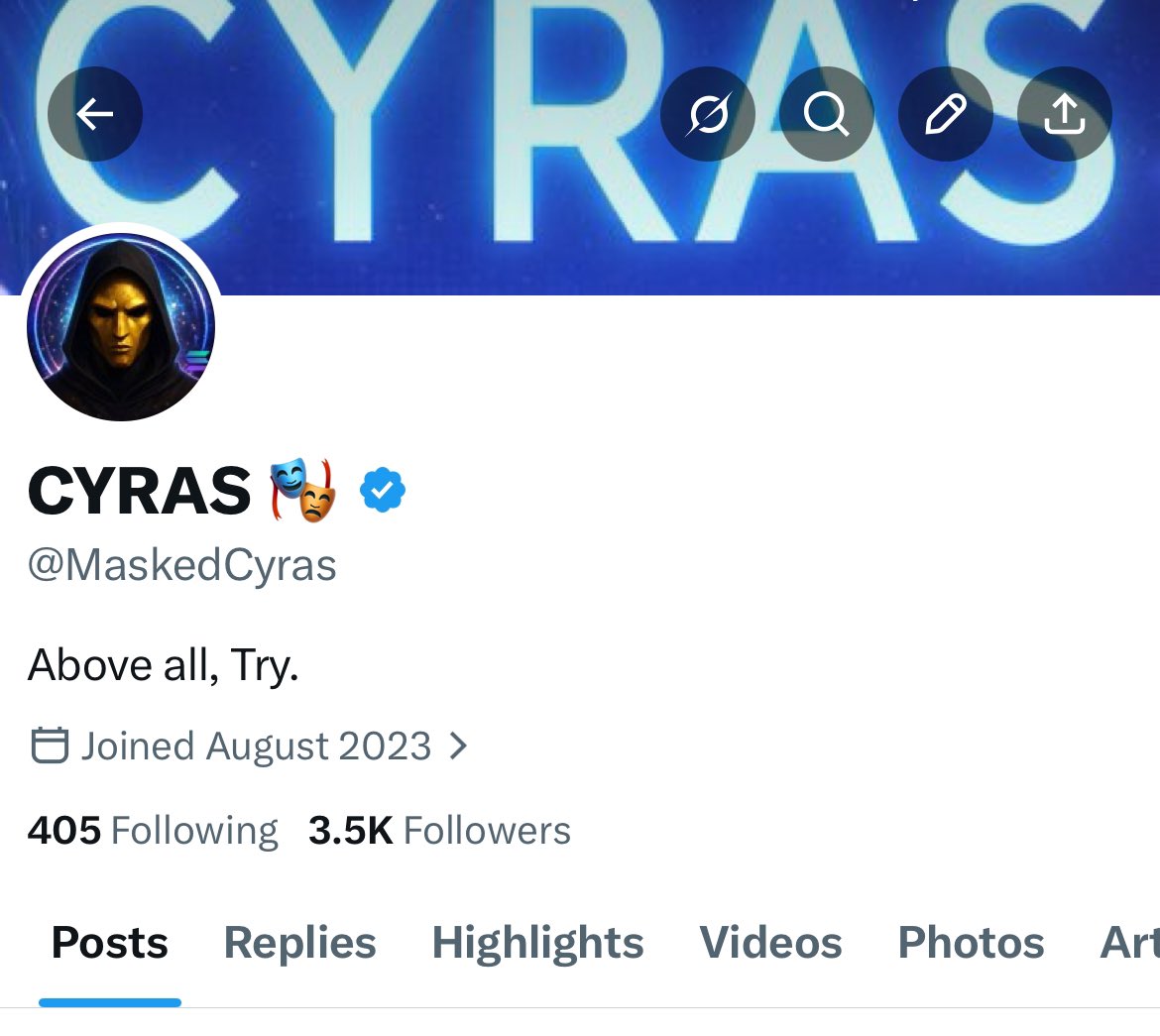 CYRAS 🎭 tweet media