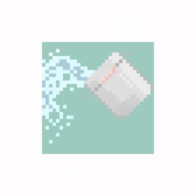 0505pa's tweet photo. お題　バケツ　#10分ドット #pixelart https://t.co/XvsFLPSssN